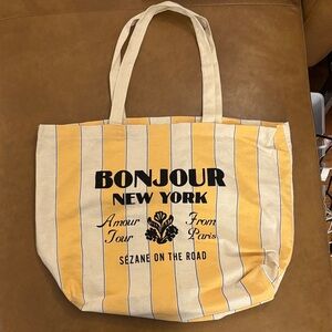 Sezane Canvas Tote
